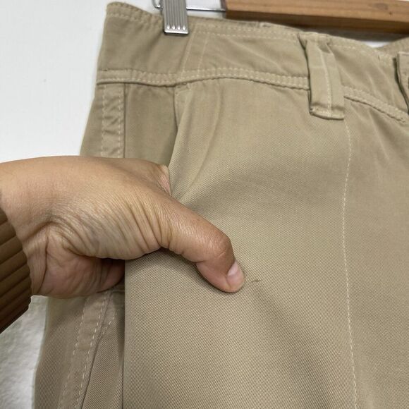 James Perse Pants Sz 27 Straight Tan 33" Cotton Utility Khaki Casual Minimalist - Picture 4 of 13